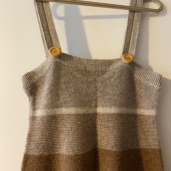 Vintage Free People Wool Babydoll Dress - Picture 2 of 2